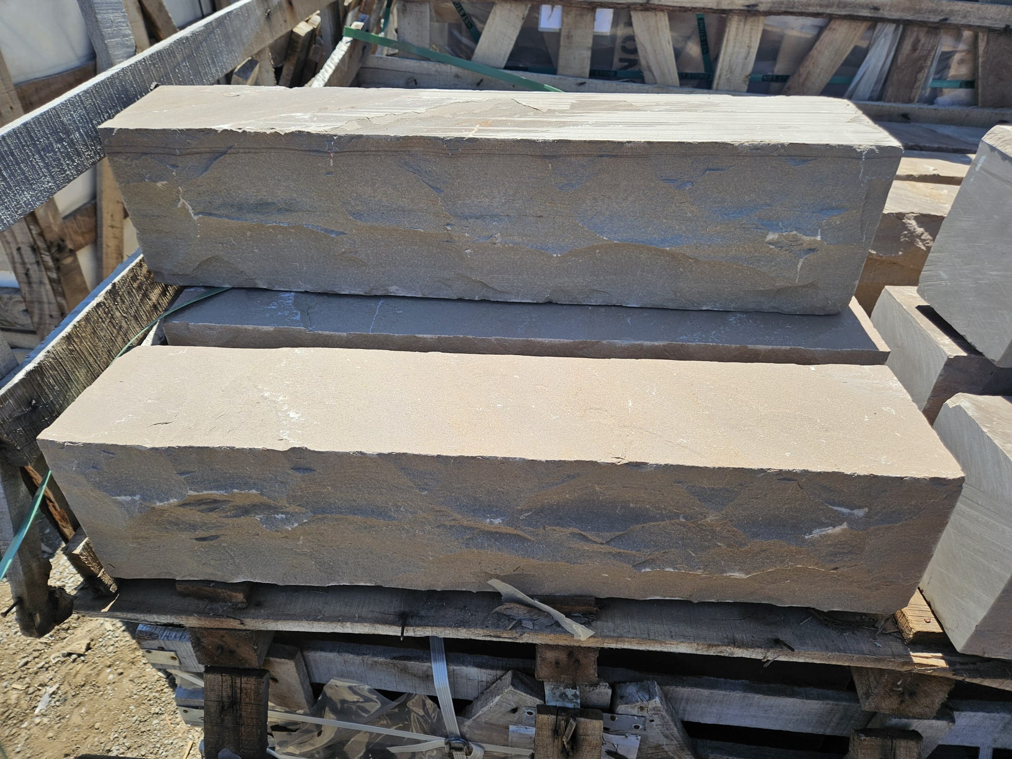 Lavender matching step filler stone